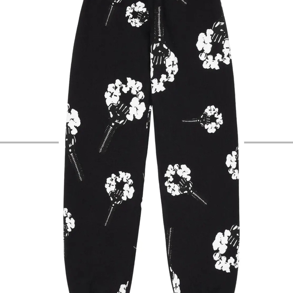 Stylish Black and White Patterned Joggers